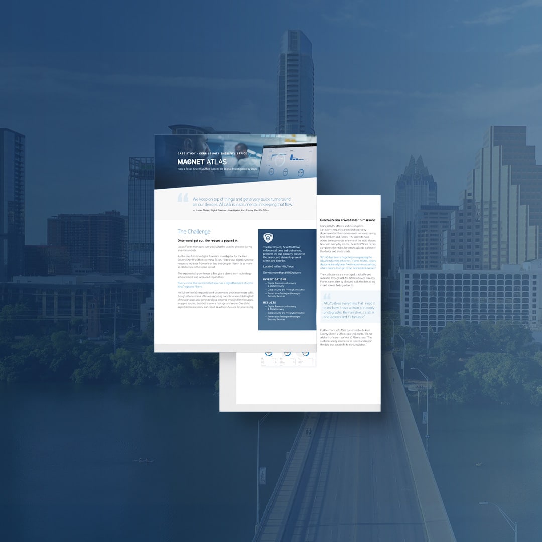 Magnet Atlas: Wie ein Sherrif‘s Office in Texas die digitalen Ermittlungen um Tage beschleunigt
